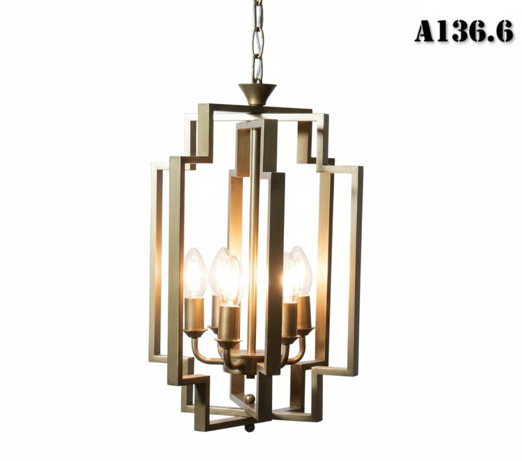 لوستر اویز فلزی کد A/136.6