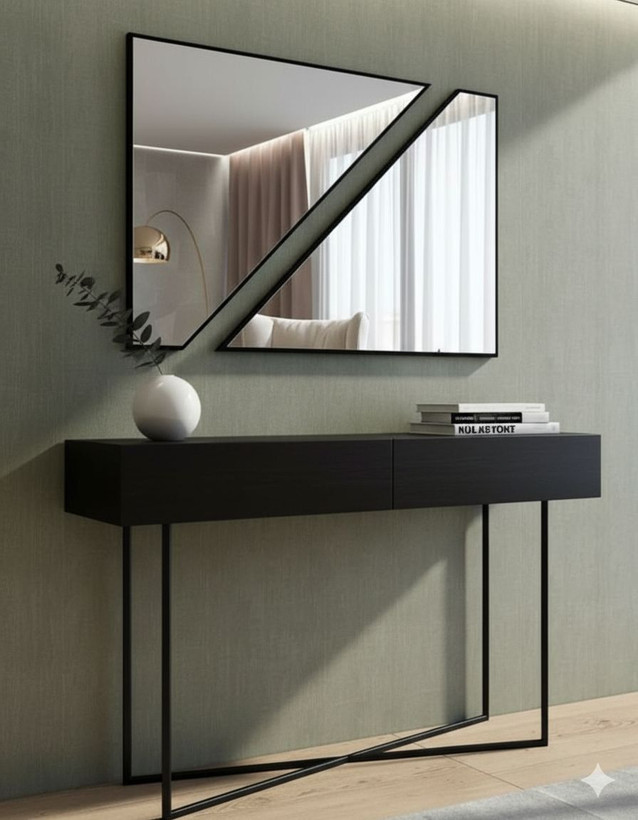 قاب آینه مدرن دو تیکه کد E/142