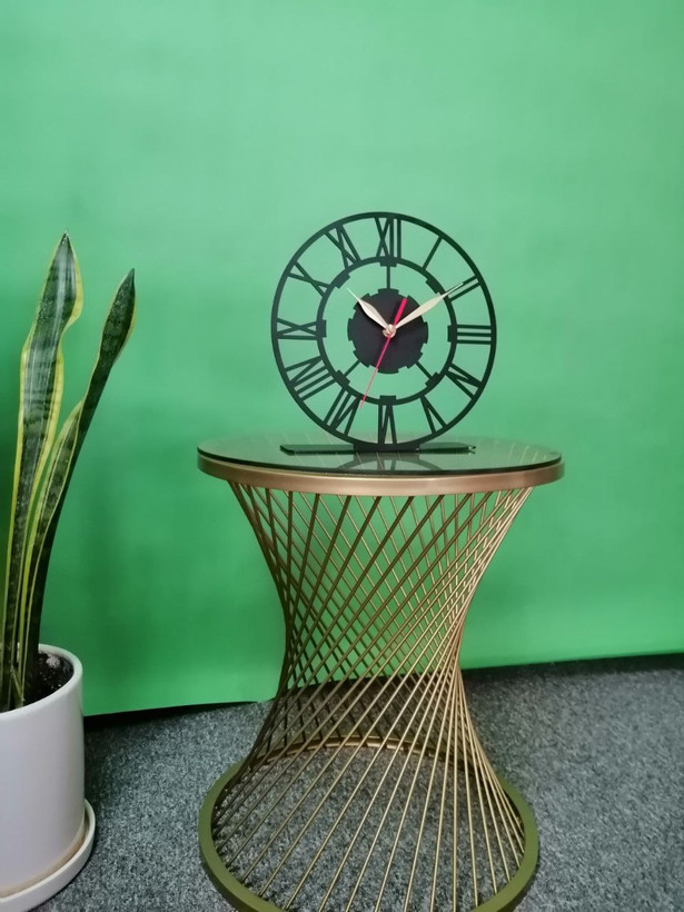 ساعت رومیزی مدرن دارای موتور آرام گرد کد H/167